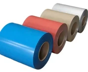 Barvno prevlečena pocinkana Gi jeklena tuljava